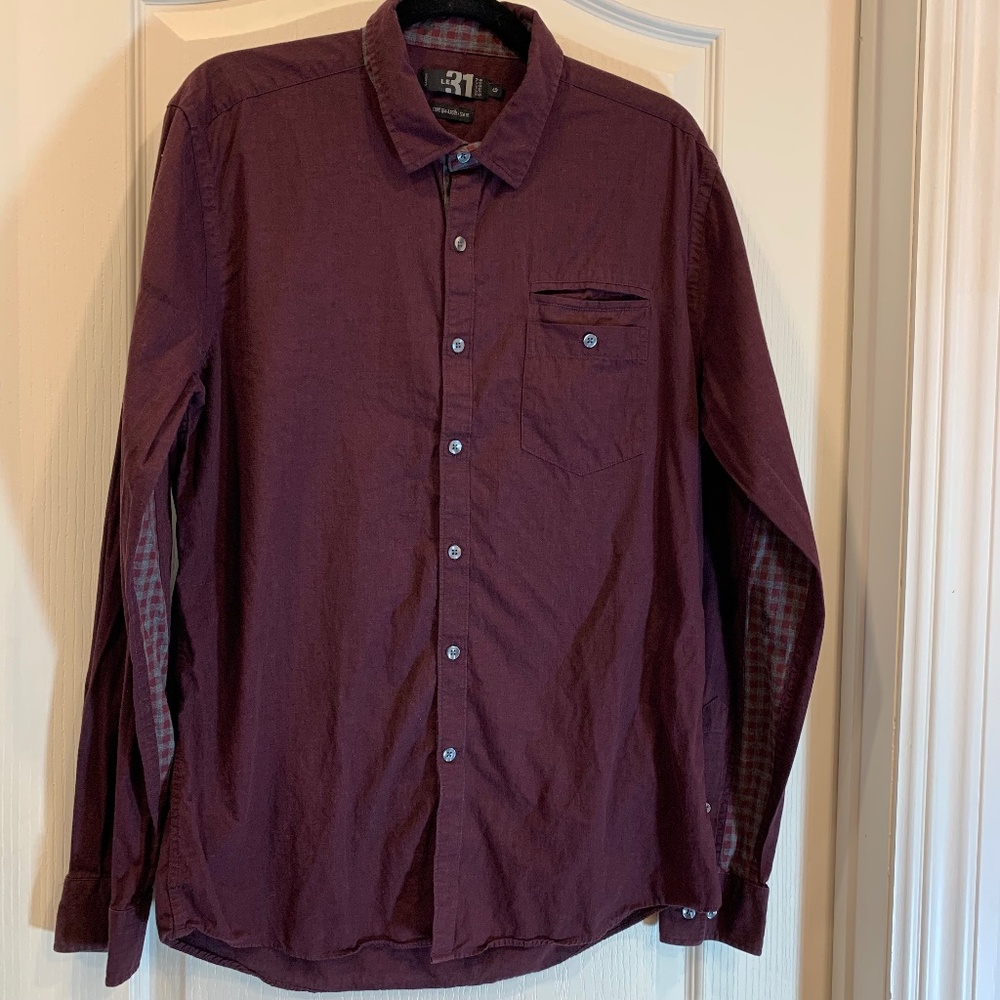 Le 31 (Simons) – Men’s‎ Semi-Fitted Button-Up Shirt